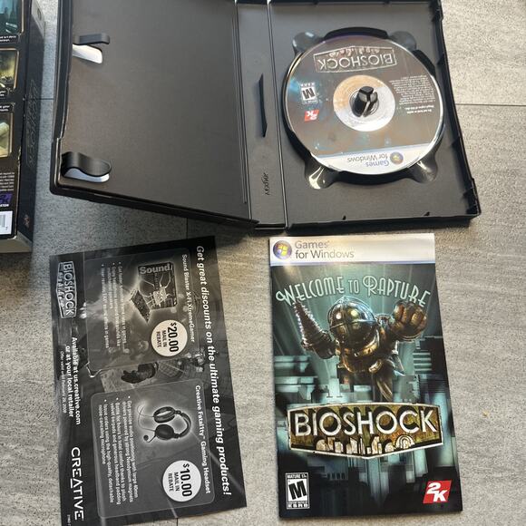 BioShock (PC, 2007) With Slipcover - Picture 3 of 4